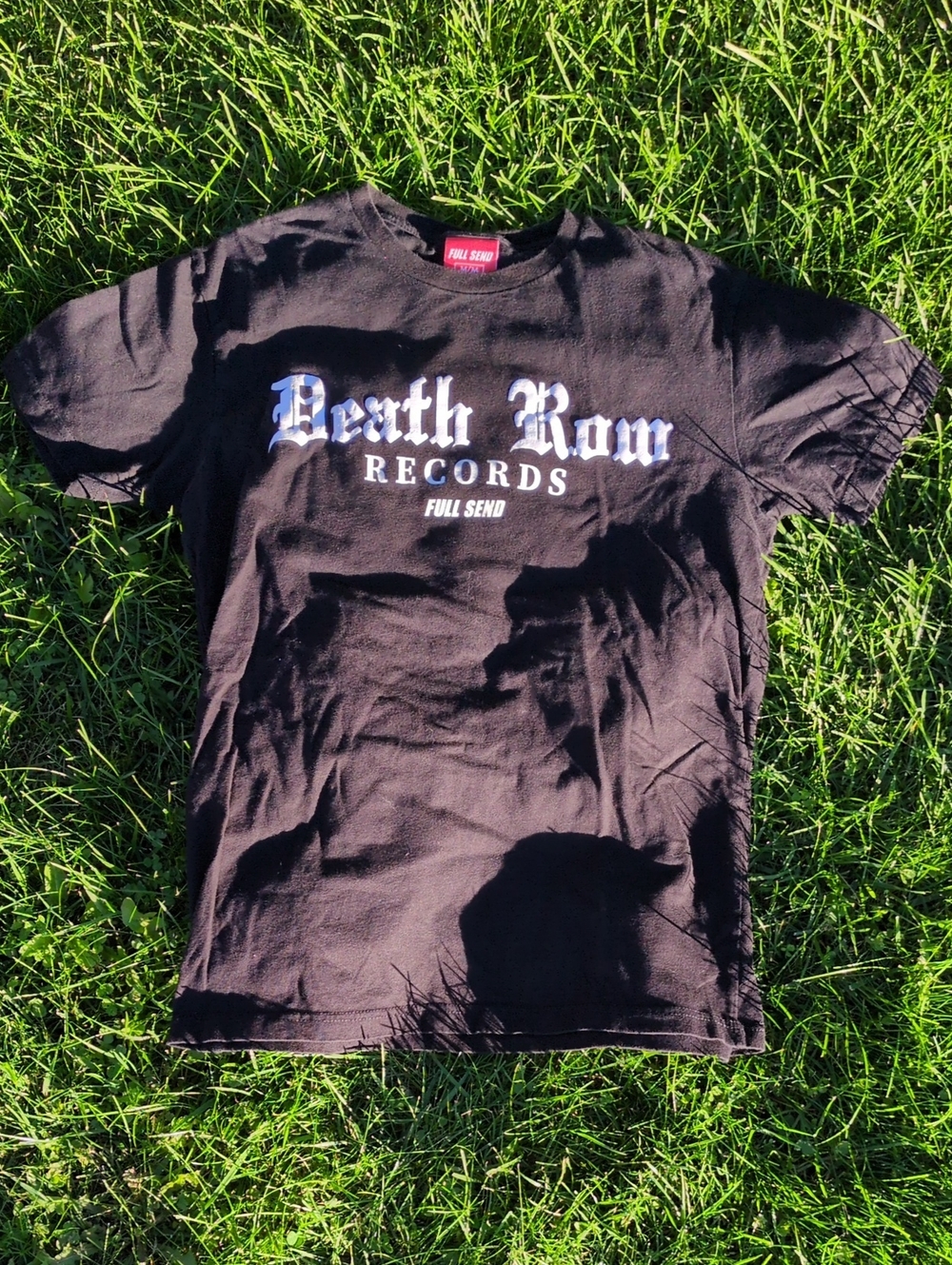 Death Row Records Full Send Y2K Streetwear Graphic Tee - Black